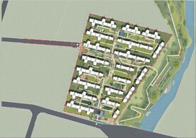 建筑方案设计彩色总平面图