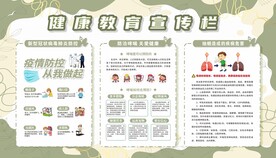 健康教育宣传栏