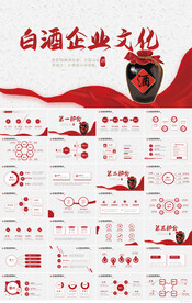 红色大气白酒企业文化简介PPT