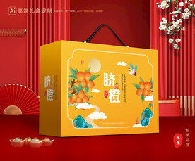 橙子包装 脐橙礼盒