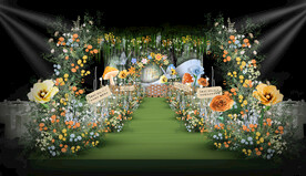 森系婚礼仪式区