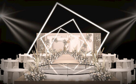 香槟色婚礼仪式区