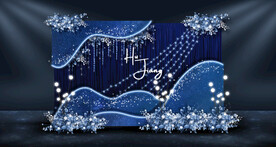 星空婚礼迎宾区