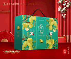 香梨礼盒 梨子包装