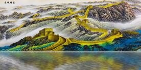 山水画长城装饰画