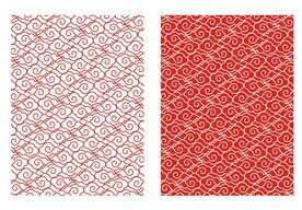 中国风祥云纹浪花纹海水纹背景