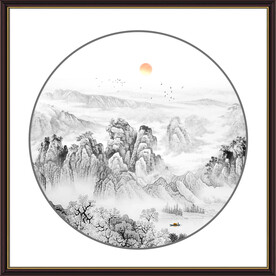 新中式山水画