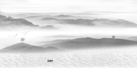 水墨意境山水画