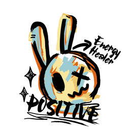 兔子兔年服装印花图案