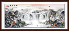 客厅山水画