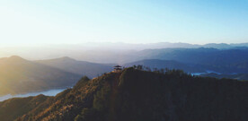 泰顺南浦溪 眺望 高远 大山 