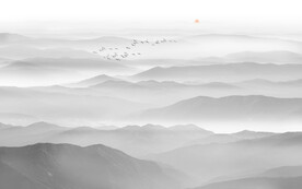 写意水墨山水画