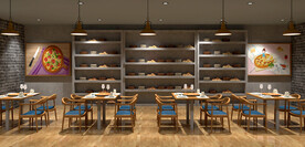 饮品店奶茶店设计案例效果图