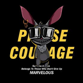 兔年潮流眼睛兔印花图案