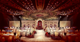 现代唯美欧式婚礼效果图