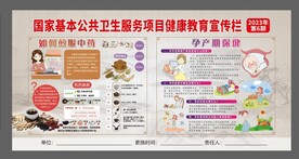 健康教育宣传栏 公共卫生服务