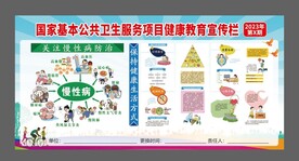 健康教育宣传栏 公共卫生服务