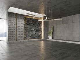 轻奢餐厅场景空景