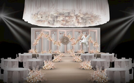 香槟色婚礼仪式区