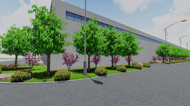 工厂绿化景观设计案例效果图