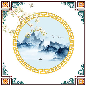 新中式吊顶 软膜天花