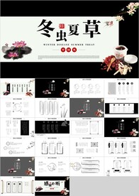 中医秋季冬季养生冬虫夏草PPT