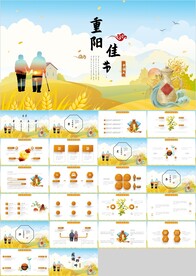 中国传统节日九九重阳节PPT