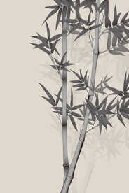 竹林国画水墨竹子写意装饰背景墙