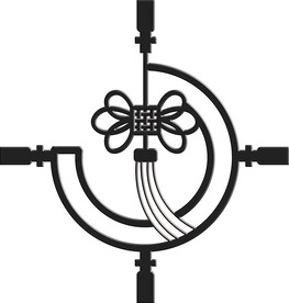 高清分层透明底平开门饰花打印图