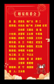婚宴组委会