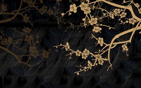 中式梅花背景墙