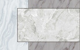 几何图形组合大理石背景墙