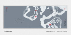 银色水墨装饰画