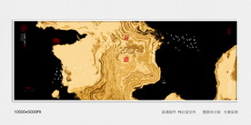 黑金水墨装饰画