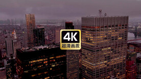 现代商务建筑群美景