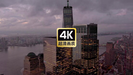 海边现代商务建筑群