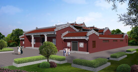 祠堂建筑外观设计案例效果图