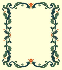 欧式纹饰 中式花纹 相框纹饰