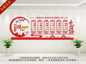 核心价值观文化墙