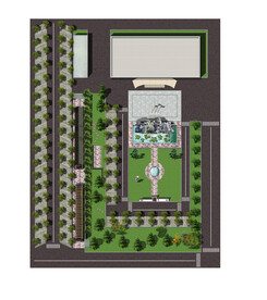 厂区绿化平面图