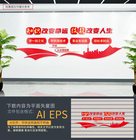 职业教育文化墙