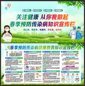春季健康教育宣传栏