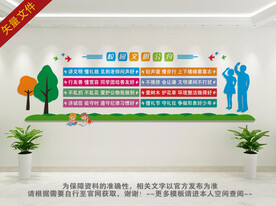 校园文明文化墙