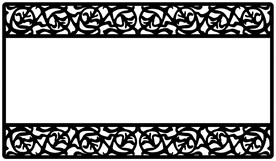 边框镂空花边花纹装饰