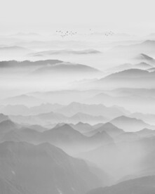 意境水墨山水画