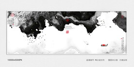 水墨画软膜天花