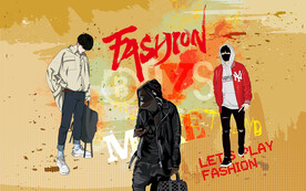 潮流服饰背景设计