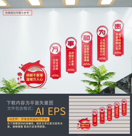 调解室楼梯文化墙