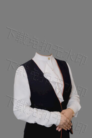 高清女士形象照工作照客服模板