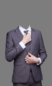 高清男士形象照工作商务照模板